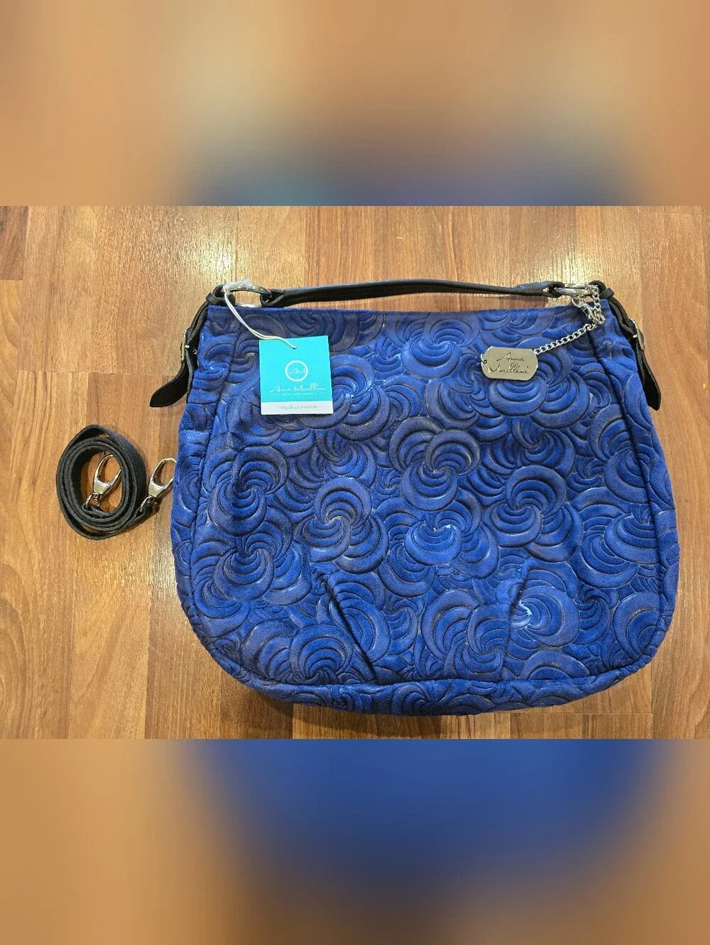 NWT Anna Morelinni Coil Detailed Hobo